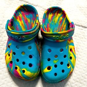 Little kids Multi Color Crocs size 12